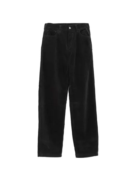 Pantaloni Carhartt Wip de catifea cord negru