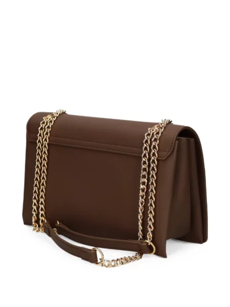 Torbica Love Moschino s autogramom smeđa