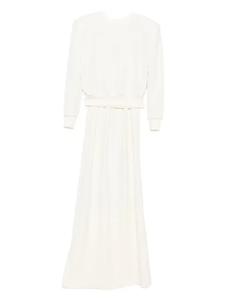 Rochie Magda Butrym tricotate de costum alb