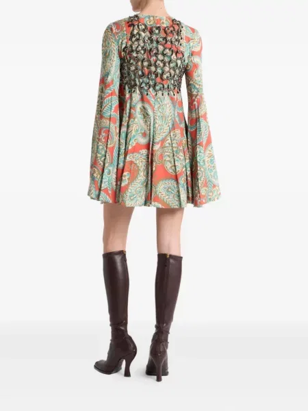 Top Etro cu model paisley negru