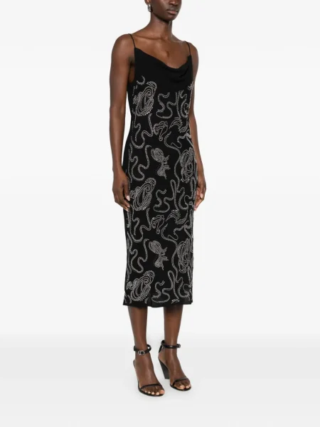 Rochie midi Iro până la genunchi de costum negru