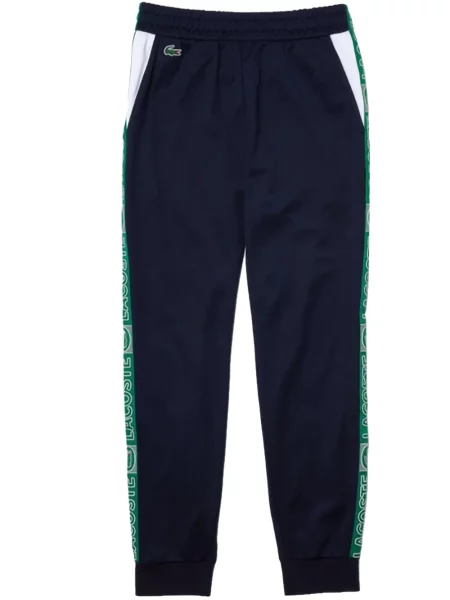 Pantaloni Lacoste albastru