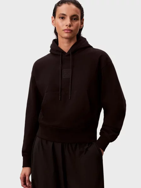 Махрова толстовка Calvin Klein чорна