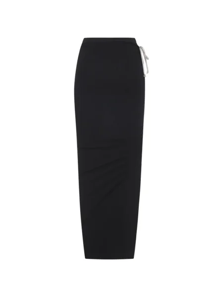 Fusta maxi Rick Owens lungă negru
