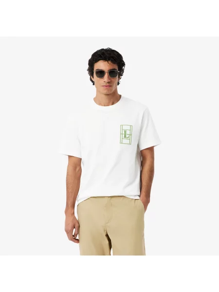 Футболка Lacoste белая