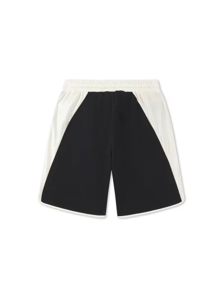 Pantaloni gri închis / negru alb