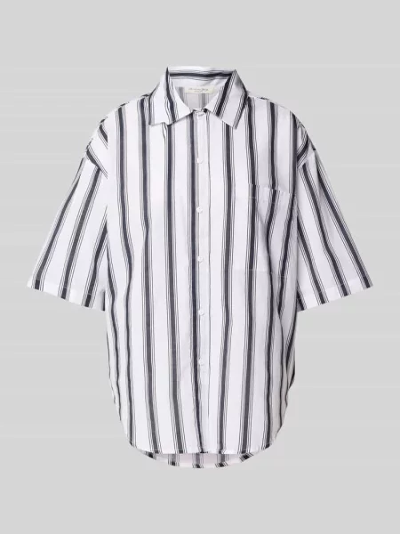 Góra od piżamy z kieszenią na piersi Christian Berg Woman biała