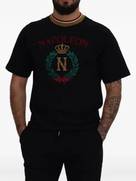 Μπλούζα Dolce & Gabbana με κέντημα μαύρο