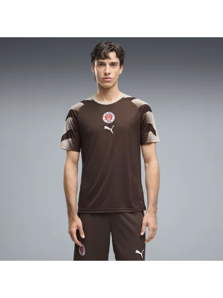 PUMA koszulka rozgrzewkowa FC St. Pauli Akcesoria S brązowy