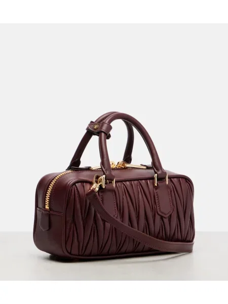 Geantă shopper Miu Miu din piele