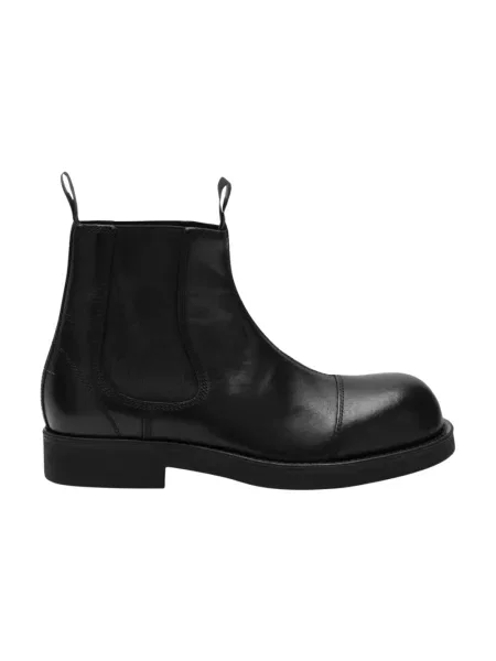 Sztyblety Mm6 Maison Margiela skórzane czarne