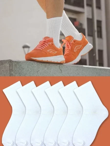 Șosete Dewberry tenis alb