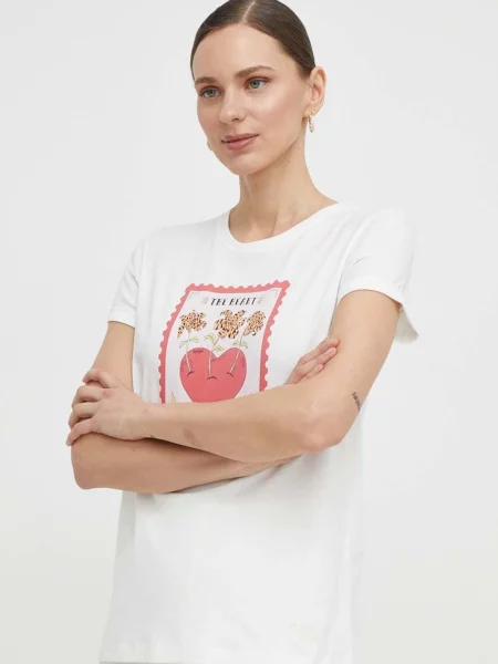 Тениска Twinset бежово