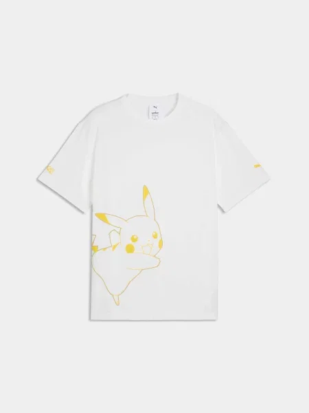Футболка PUMA x Pokemon Graphic Tee комбінований верх білий