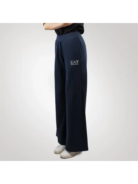 Spodnie dresowe Emporio Armani Ea7 niebieskie