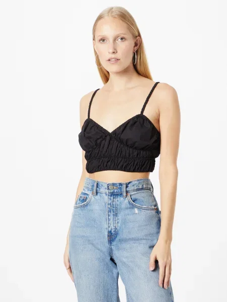 Gina Tricot Top Sanna' negru