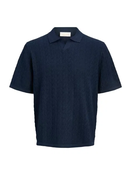 JACK & JONES Pulover JORTYLER tamno plava