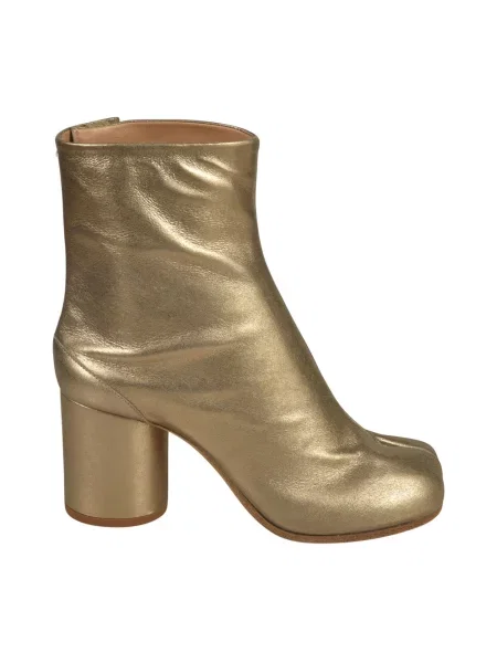 Buty do kostki Maison Margiela skórzane żółte
