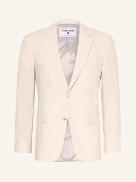 Strellson Marynarka Aidan O Kroju Slim Fit beige beżowa