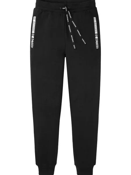 Spodnie sportowe regular fit czarne