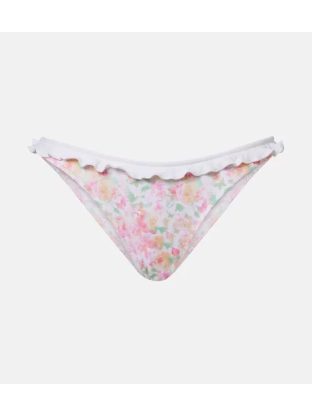 Bikini Bananhot cu model floral alb