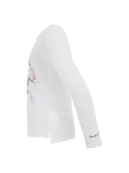 Tricou copii Pepe Jeans alb