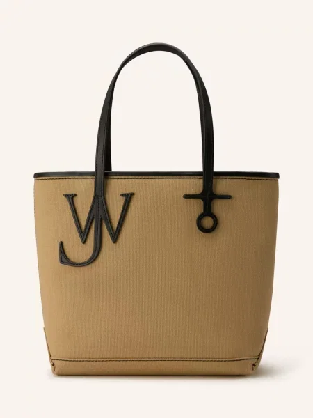 Jw Anderson Torba Na Zakupy Anchor Small beige czarna