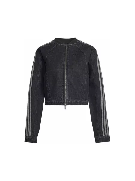 Adidas Originals bunda dámska rifľová SST čierna