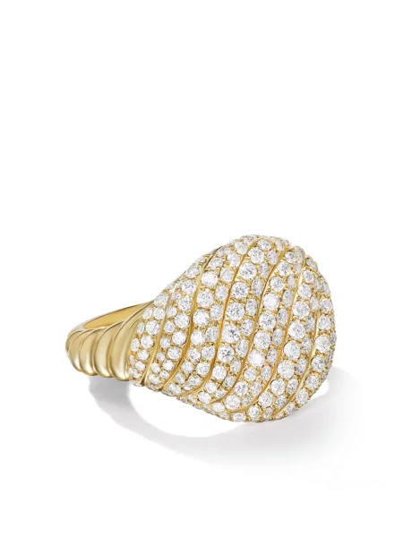 Диамант пръстен David Yurman жълто