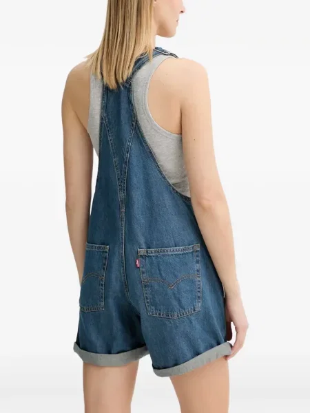 Pulover Levi's® skinny fit cu imagine cu decolteu rotund galben