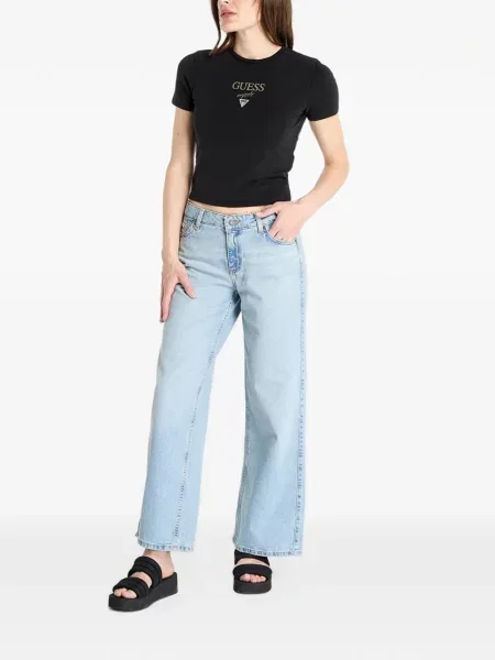 Tricou Guess cu imagine negru