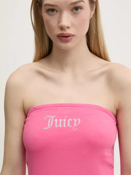 Топ Juicy Couture от джърси розово
