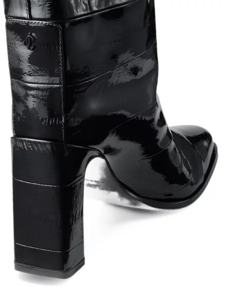 Μπότες over the knee Jimmy Choo μαύρο