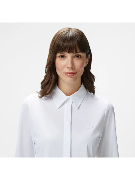 Lacoste Koszula Slim Fit biała