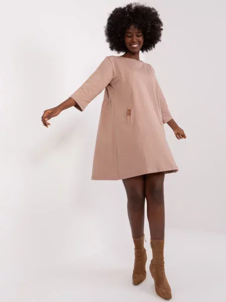 Rochie Fashionhunters de costum bej