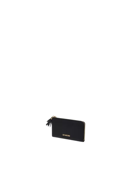 Portfel Love Moschino skórzany czarny