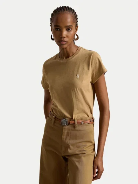 Polo Ralph Lauren Marškinėliai smėlio