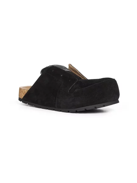 Klapki Balenciaga zamszowe czarne