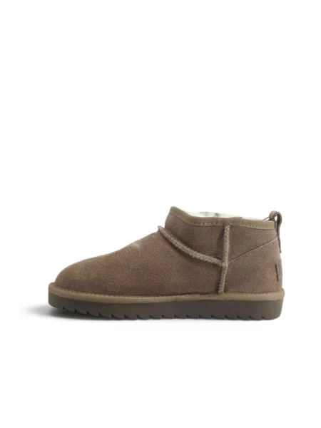Buty do kostki Colors Of California skórzane beżowe