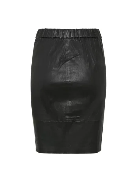 Spódnica skórzana Inwear czarna