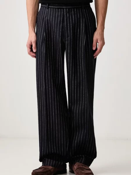 Drôle de Monsieur pantaloni de costum din lână pentru bărbați