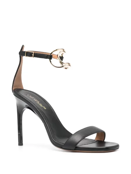 Sandale Off-white din piele alb