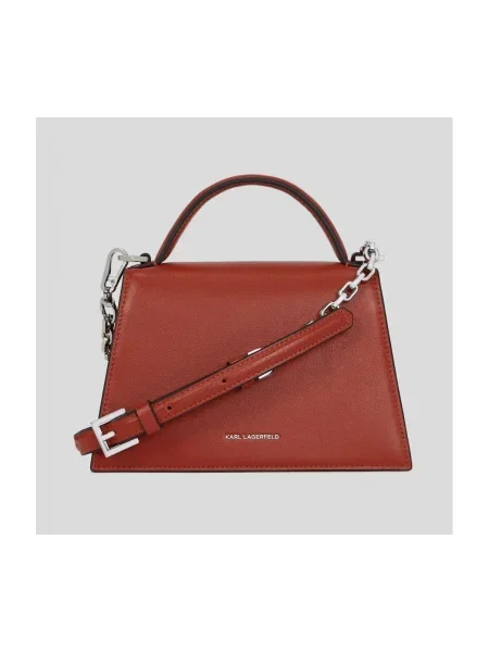 Geanta crossbody Karl Lagerfeld din piele maro