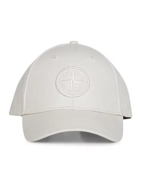 Czapka z daszkiem Stone Island biała