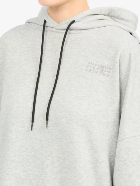 Суичър с качулка Mm6 Maison Margiela сиво