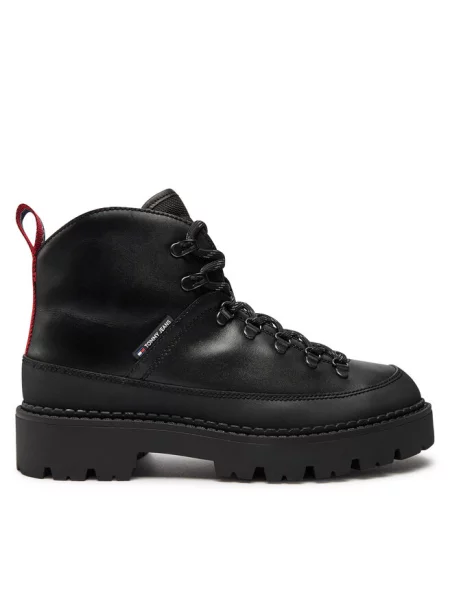 Trapery Tommy Jeans czarne
