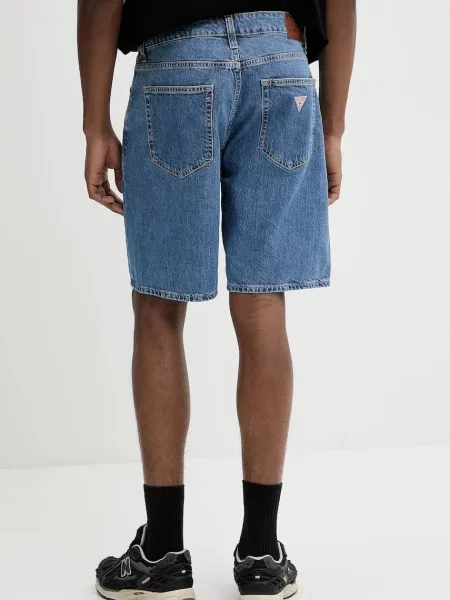 Džínové šortky Guess Jeans modrá