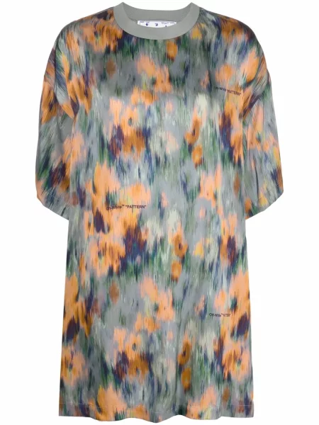 Sukienka koszulowa Off-white garniturowa biała