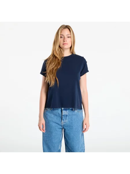 Тениска Tommy Hilfiger златисто
