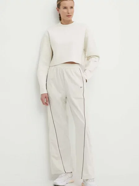 Reebok bluza Active Collective gładka beżowy